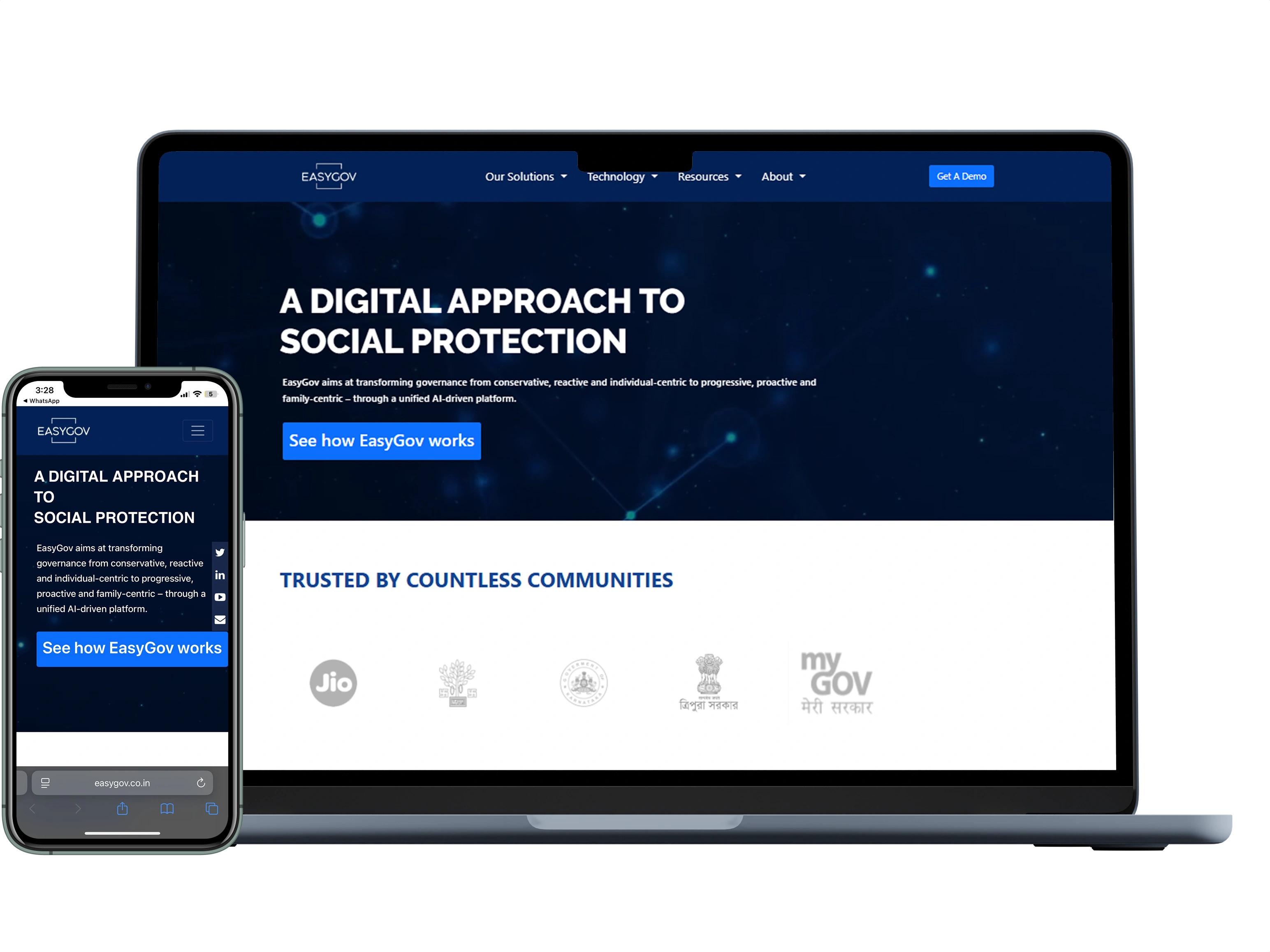Driving digital inclusion through technology for accessible governance.